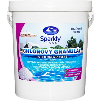 Sparkly POOL Chlorový granulát 10 kg – Zboží Mobilmania