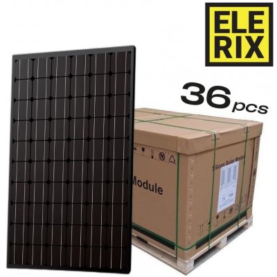 Elerix EXS-320M-FB-P-36 Solární panel monokrystalický 320Wp 60 článků IP68 celočerný SVT34030 ESM320P paleta 36 ks – Zboží Mobilmania