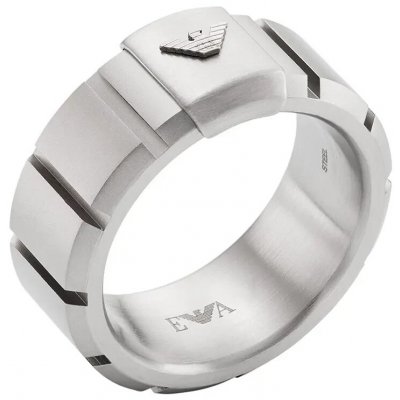Emporio Armani Módní ocelový prsten EGS3081040 – Zboží Dáma