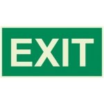 EXIT - fotoluminiscenční tabulka, samolepka 200x100 mm – Hledejceny.cz