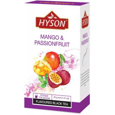 Hyson černý čaj Mango & Passion fruit 20 ks