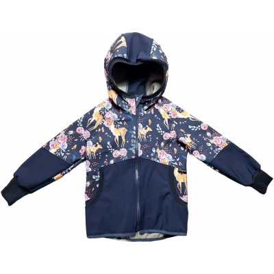 Lesejček softshellová bunda Srnky – Zboží Mobilmania