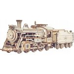 Robotime 3D dřevěné puzzle Parní lokomotiva Prime Steam Express 1:80 308 ks – Zboží Mobilmania