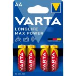 Varta LongLife Max Power AA 4ks 4706101404 – Zboží Živě