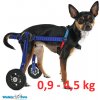 Výcvik psů Walkin' Wheels MINI zadní invalidní vozík - 8,9 - 17,5 & 12,7 - 20,3 cm