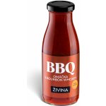 ŽIVINA BBQ omáčka Bourbon pálivá s medem 270 g – Zboží Dáma