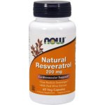 Now Foods Resveratrol 200 mg x 60 rostlinných kapslí – Hledejceny.cz