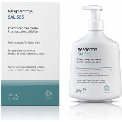 Sesderma Salises antibakteriální čistící gel na obličej a tělo (Salicylic Acid, Sebum-Regulating Complex) 300 ml – Zboží Mobilmania