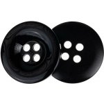 Knoflíky Žirovnice Knoflík 3 cm černý, 349898, sada 3ks – Sleviste.cz