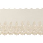 Bavlněná madeira - štykování šíře 13 cm Varianta: 2 krémová, Balení: 13.5 m – Hledejceny.cz