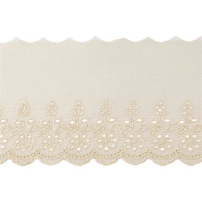 Bavlněná madeira - štykování šíře 13 cm Varianta: 2 krémová, Balení: 13.5 m – Hledejceny.cz