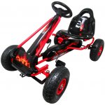 Gokart Šlapací motokára Fire červená – Zboží Mobilmania