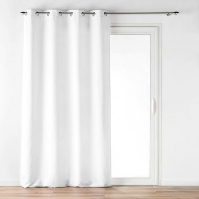 Douceur d'intérieur Sametový závěs, VERRA, 140 x 260 cm, bílý bílá – Hledejceny.cz
