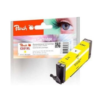 Peach Canon CLI-551Y, yellow, 8,5 ml – Zbozi.Blesk.cz