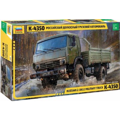 ZVEZDA Model Kit military 3692 Russian 2 Axle Military Truck K-4326 1:35