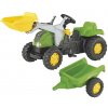 Rolly Toys John Deere nakladač + přívěs