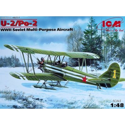 ICM Polikarpov U-2/Po-2 Soviet WWII Multi-Purpose Aircraft 48251 1:48