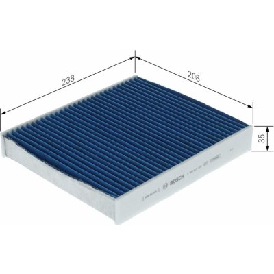 Filtr, vzduch v interiéru BOSCH 0 986 628 606 – Hledejceny.cz