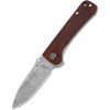 Nůž QSP knife Hawk damašek, , dřevo cocobolo QS131-B2