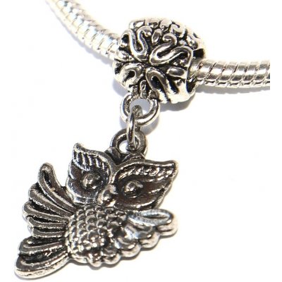 Fashion Jewerly Korálek Přívěsek Sova v letu Příroda Zvířata Moudrost Flying Owl 3213 – Zboží Mobilmania