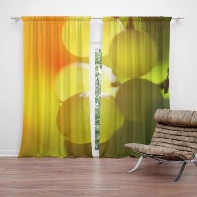 Závěsy Hroznové víno: 2 ks - 140x250 cm - Sablio – Hledejceny.cz