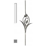Kovoinox Tyč 12 x 12 mm, 950 x 250 mm s tulipánom – Hledejceny.cz