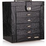 Gaira šestipatrová šperkovnice Rowling 9033 10 černá – Zboží Mobilmania