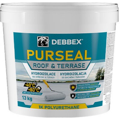 Den Braven Hydroizolace na střechy a terasy PURSEAL Varianta: Hydroizolace na střechy a terasy PURSEAL 4 kg kbelík bílá – Zboží Mobilmania