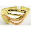Prsteny Klenoty Budín Mohutný zlatý prsten s gravírováním 3216002