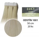 Prodloužené vlasy LCH Tape In odstín 1001 délka 60 cm 20 pásků