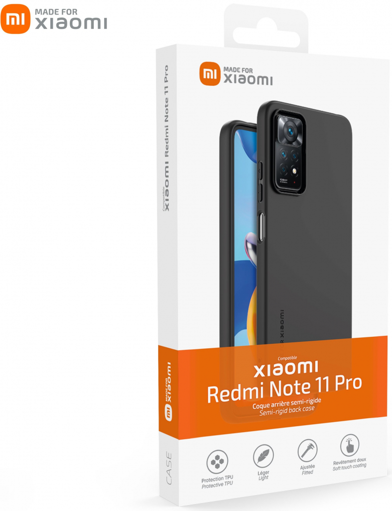 Pouzdro Made for Xiaomi TPU Xiaomi Redmi Note 11 Pro 4G/5G černé