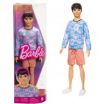 Mattel Barbie Fashionistas Ken s modrým a růžovým svetříkem – Zboží Dáma
