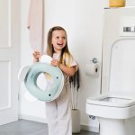 Kindsgut Sedátko na WC Velryba Mintová – Zboží Mobilmania