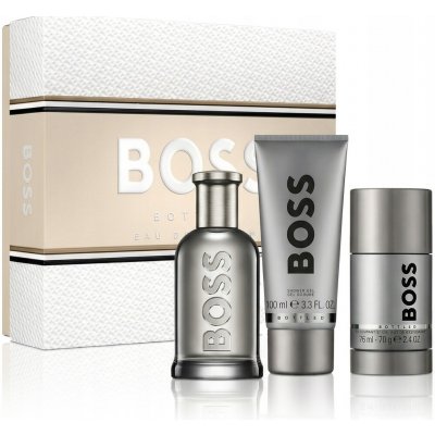 Hugo Boss Bottled EDP 100 ml + sprchový gel 100 ml + deostick 75 ml dárková sada – Zboží Dáma