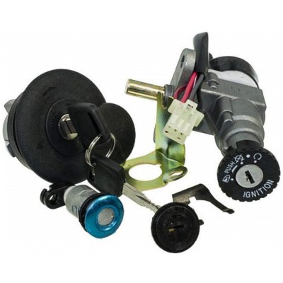 spínací skříňka + sada zámků skútr 5 pin samec - LONGJIA EXACTLY , JUNAK 305 | Zboží Auto