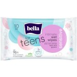 Bella for Teens intimní vlhčené ubrousky Sensitive 10 ks – Zboží Dáma