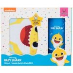 Pinkfong Baby Shark pěna do koupele 250 ml + mycí rukavice pro děti dárková sada – Zboží Mobilmania