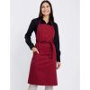 Zástěra Cg Workwear Zástěra s laclem 00220-01 Regency Red 90 x 75 cm