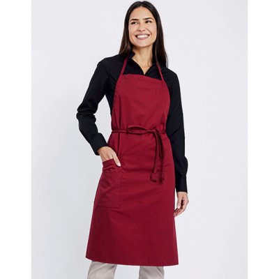 Cg Workwear Zástěra s laclem 00220-01 Regency Red 90x75cm – Hledejceny.cz