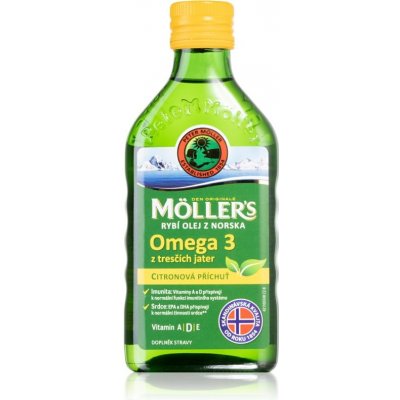 Möller’s Omega 3 Citron rybí olej 0,25 l – Zbozi.Blesk.cz