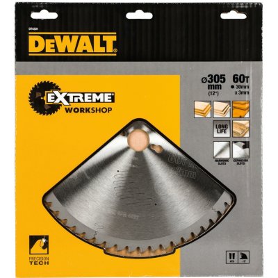 DeWALT DT4331 pilový kotouč Series 60 pro kotoučové pily 305x30mm 60z ATB -5° – Hledejceny.cz