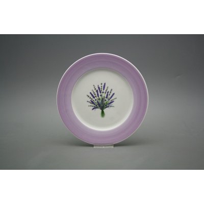 Bohemia Porcelán 1987 Talíř dezertní 19 cm Nina Levandule IFP – Zboží Dáma