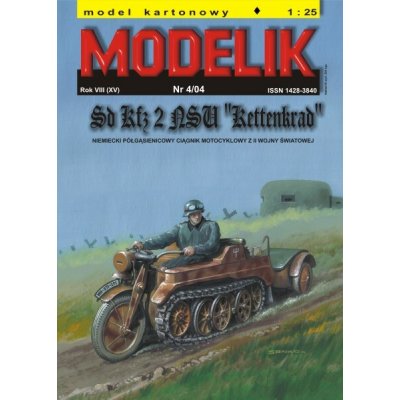 Modelik Německý polopásový motocykl Sd kfz 2 nsu Kettenkrad – Hledejceny.cz