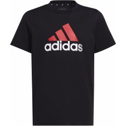 adidas dětské bavlněné tričko U BL 2 TEE černá s potiskem