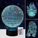 3D iluzivní noční lampa, pro chlapce a dívky, stolní lampa, 7 barev, měnící se, napájená z USB, – Zboží Dáma
