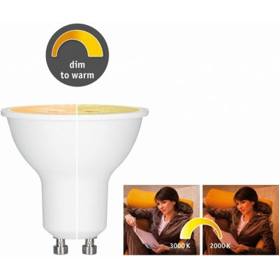 Paulmann Source LED GU10 350lm 6W 230V Ovládání teploty 1800-3600K – Hledejceny.cz