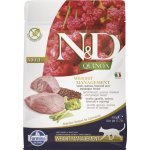 N&D Quinoa GF Cat Adult Wieght Managment Lamb & Broccoli 0,3 kg – Zboží Mobilmania