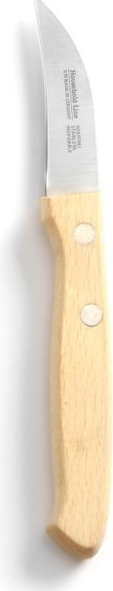 Hendi 841020 Loupací nůž s dřevěnou rukojetí zahnutý model woodprint 165 x 15 x H10 mm