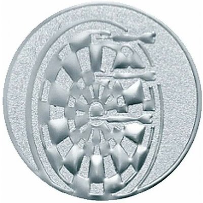 Emblém 25mm "Šipky" stříbrný 1062504-2 – Zboží Dáma