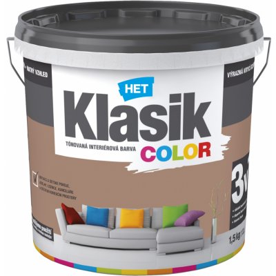 Het Klasik Color - KC 277 hnědý čokoládový 1,5 kg – Hledejceny.cz